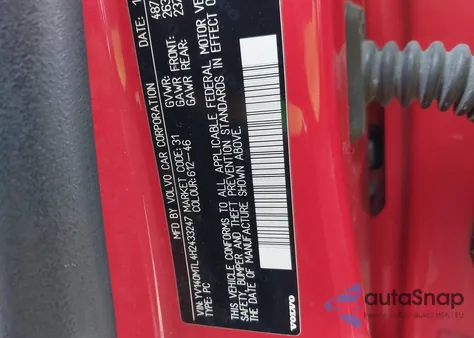 2017 Volvo S60 T5 Dynamic z USA, uszkodzony, nr VIN YV140MTL4H2433247